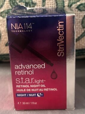 NIB StriVectin Advanced Retinol S.T.A.R.Light Night Oil 30ml - Box Wear